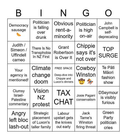 KW's Achievable Challenge Bingo Card