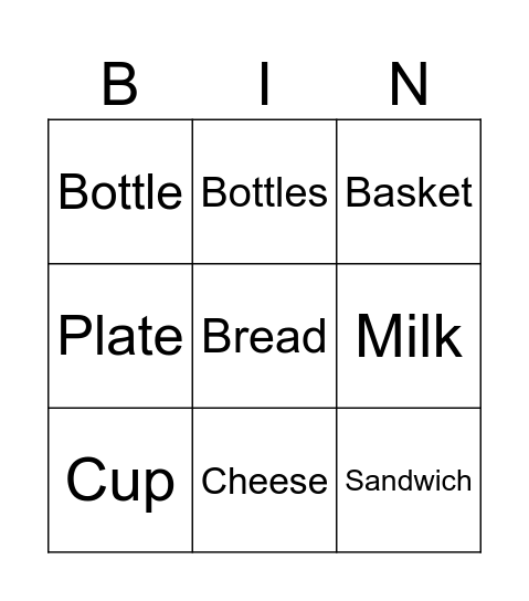 Unit 7 Bingo Card