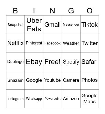 Exploitation des médias Bingo Card