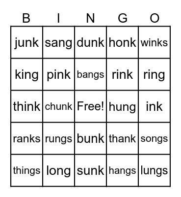 Real 2.1  #1 Bingo Card