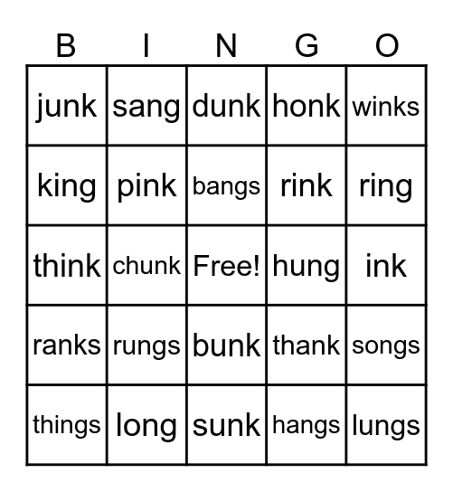 Real 2.1  #1 Bingo Card