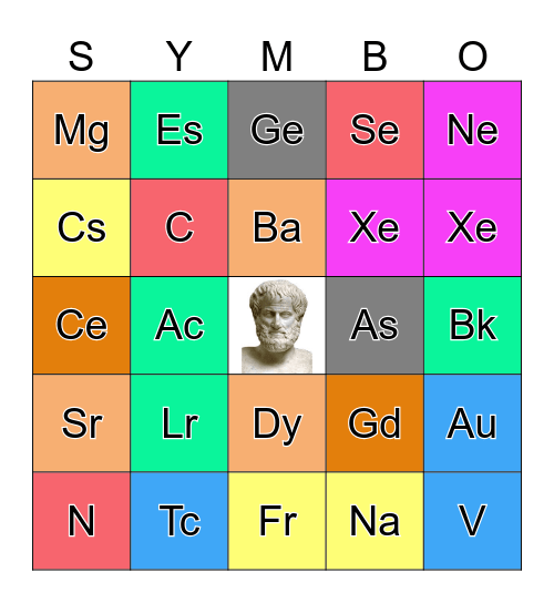 Symbo Card Bingo Card