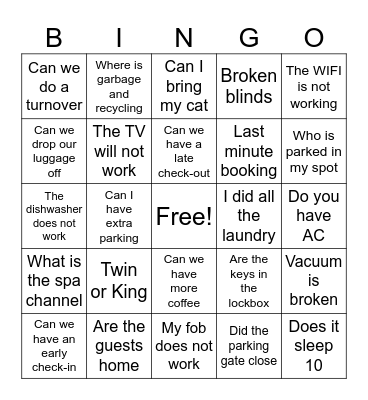 CIVV Bingo Sheet Bingo Card
