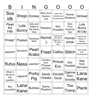 Elliehelbawey Day Bingo Card