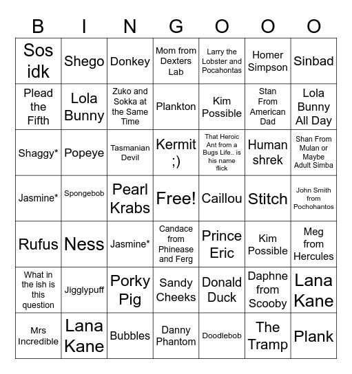 Elliehelbawey Day Bingo Card