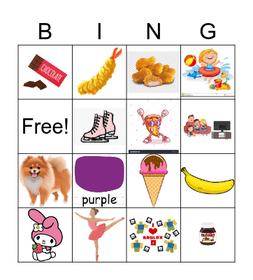 Jessi's Bingo Card