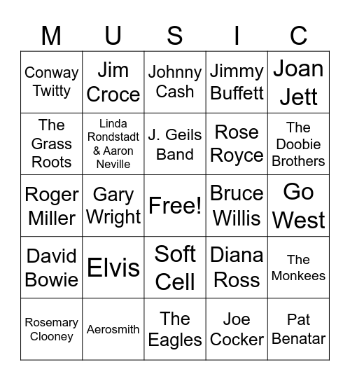 Music_10142023_LEGION Bingo Card