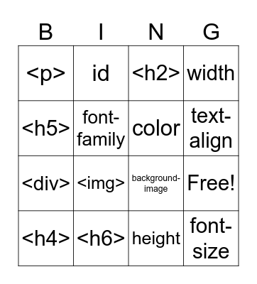Digiconnect Bingo Card