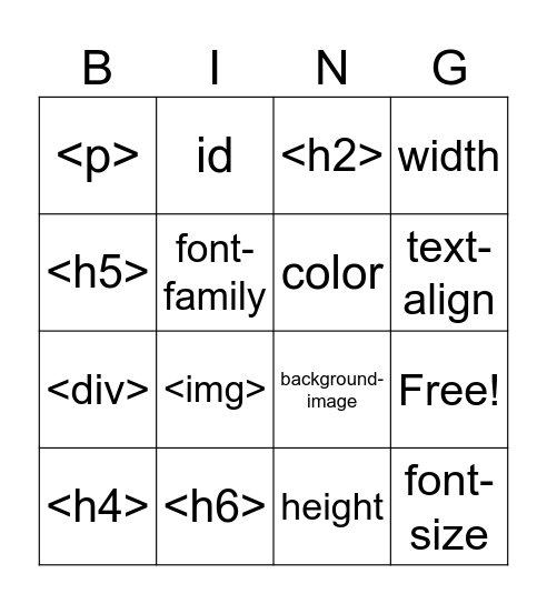 Digiconnect Bingo Card