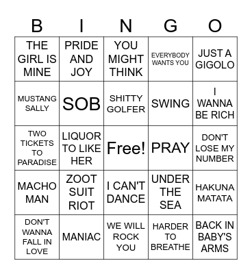 3- LEGENDS COVER ALL Bingo Card