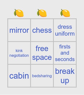 Fronk Birthday Bingo Card