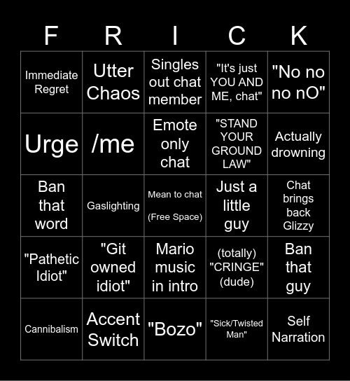 Tamto Bongo Bingo Card