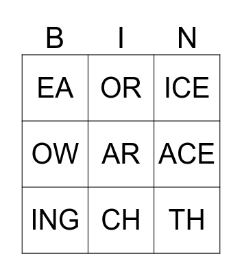 Hunk and Chunk BINGO Card