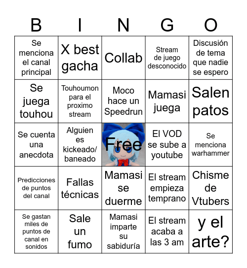 Escaparate Bingo Card