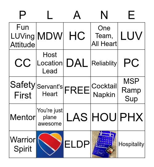 ELDP Class 4 Bingo Card