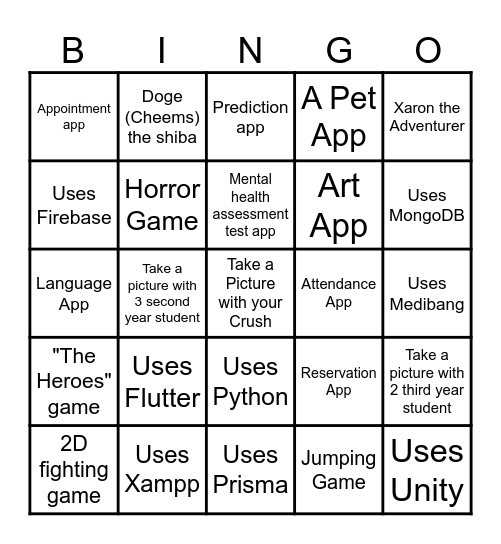 Breakpoint: Exceed by Bit Bingo Card