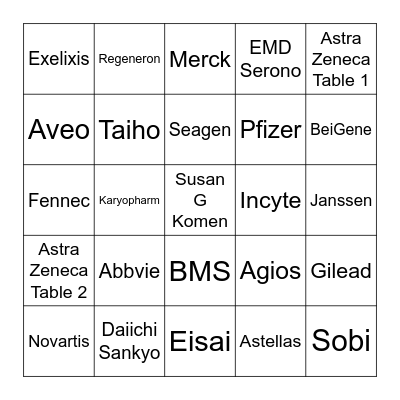 CENTRAL IL ONS VENDOR FAIR Bingo Card