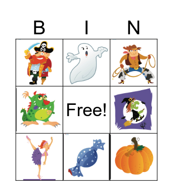 Halloween Bingo Card