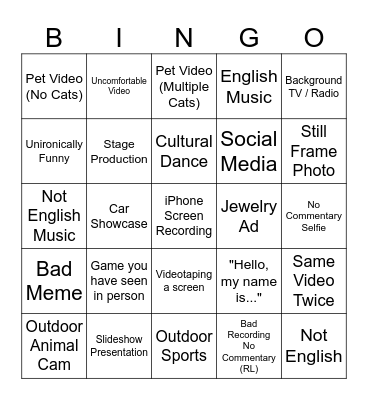 Astronaut.io Bingo Card