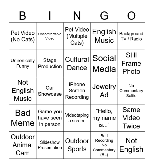 Astronaut.io Bingo Card