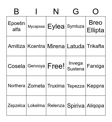 Pharmacy Week 2023 Bingo Card
