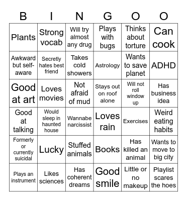 Green flag bingo Card