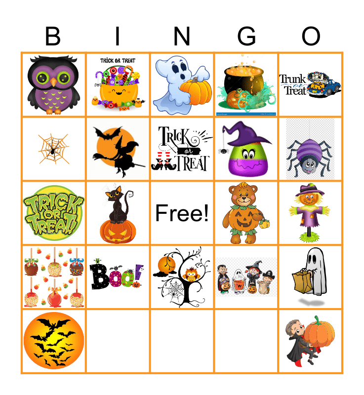 UTMBC HALLOWEEN BINGO Card