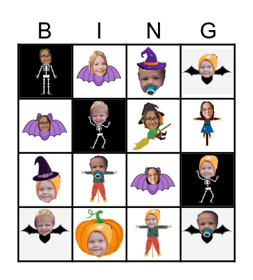 Halloween Bingo Card