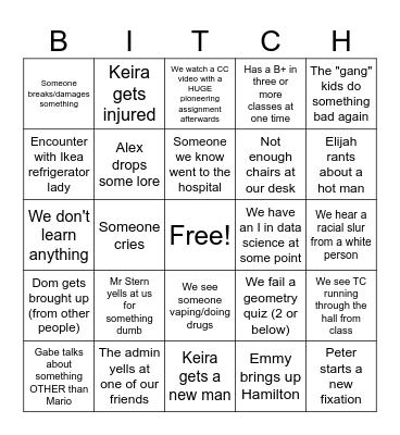 DTech Bingo Card