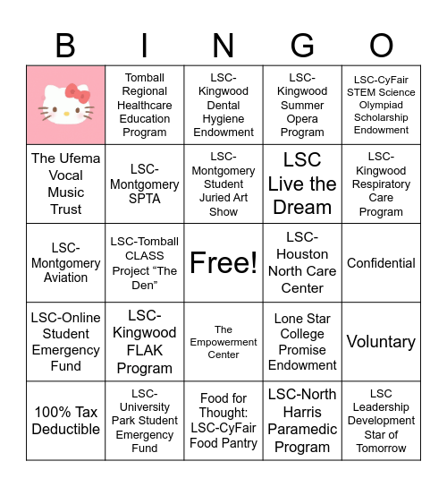 EGC Bingo - Round 3 Bingo Card