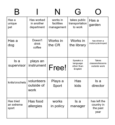 Retreat Bingo Card