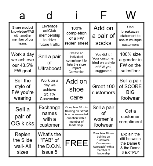 When the DM's Are Away, The Stores Will Play Bingo Card