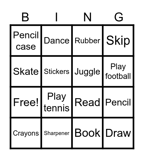 ESPINA I Bingo Card