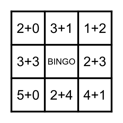 BINGO MATES Bingo Card