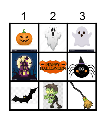 Halloween Bingo Card