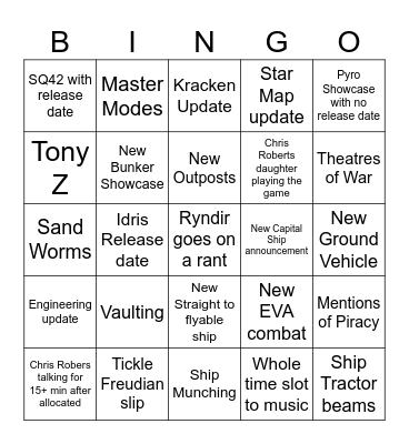 CitCon Bingo Card