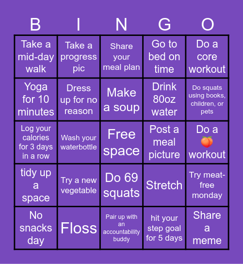 bingo w2 Bingo Card