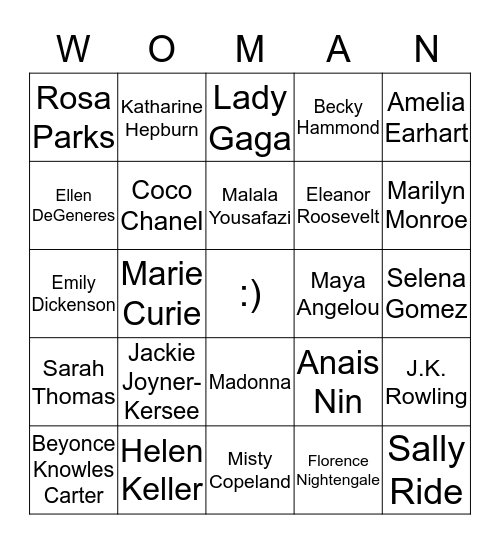 That's what she said! Bingo Card