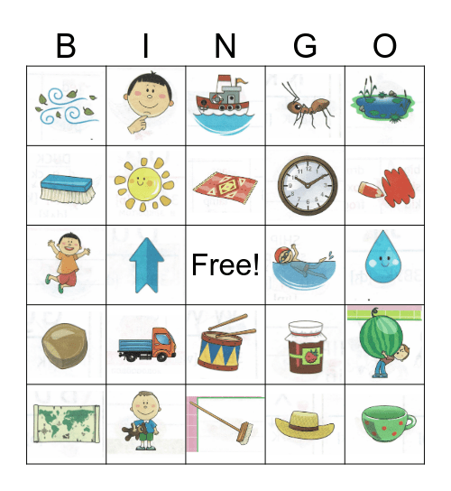 class 2 Bingo Card