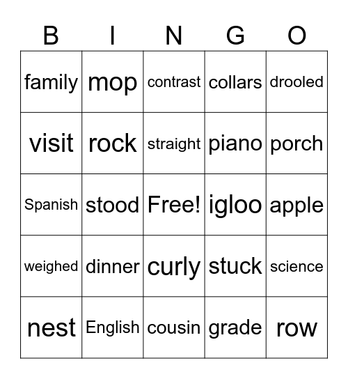 2DP AND 2PL ADIANES BINGO Card