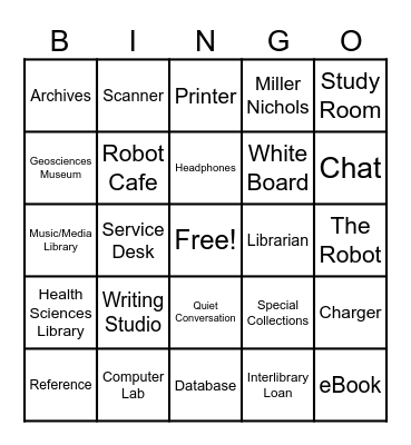 FSE BINGO Card