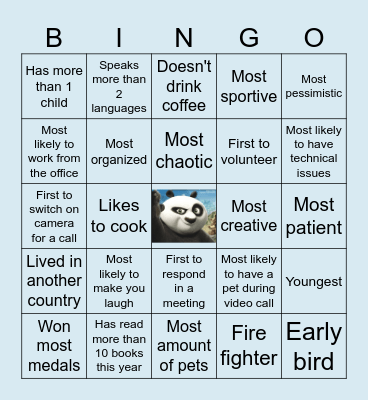 PoH Bingo Card