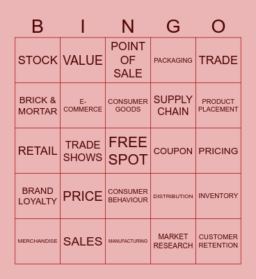 CP BINGO Card
