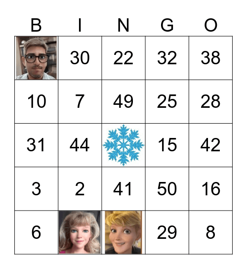 HOLIDAY Bingo Card