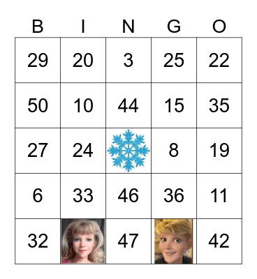 HOLIDAY Bingo Card