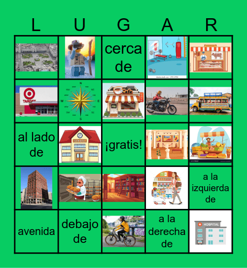 Entreculturas 2, p. 126 Bingo Card