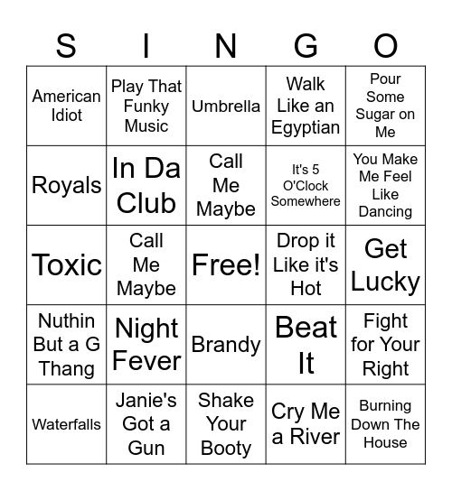 Carne Diem Chili Cooking Party Bingo Card