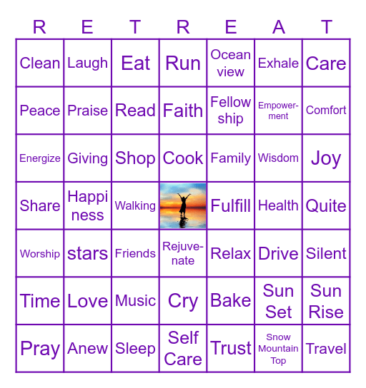 WOM Women's Retreat 2023 Bingo Card