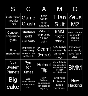 CitizenCon 2953 Bingo! by Pipeline Bingo Card