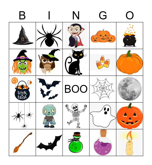 HALLOWEEN Bingo Card